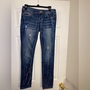 ALMOST FAMOUS Slim, skinny dark jeans